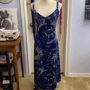 Express x Ladygang Tie Dye slip dress